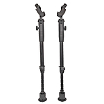 shoXx Zweibein Dual Bipod 23-30,5cm Aluminium mit Picatinny-Rail-Kit schwarz Bild 4
